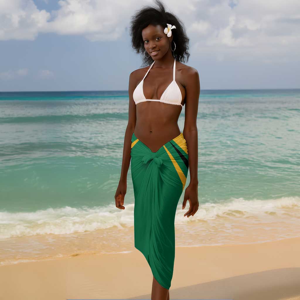 Afro-Jamaica Custom Sarong Golden Ethnic Motifs LT7