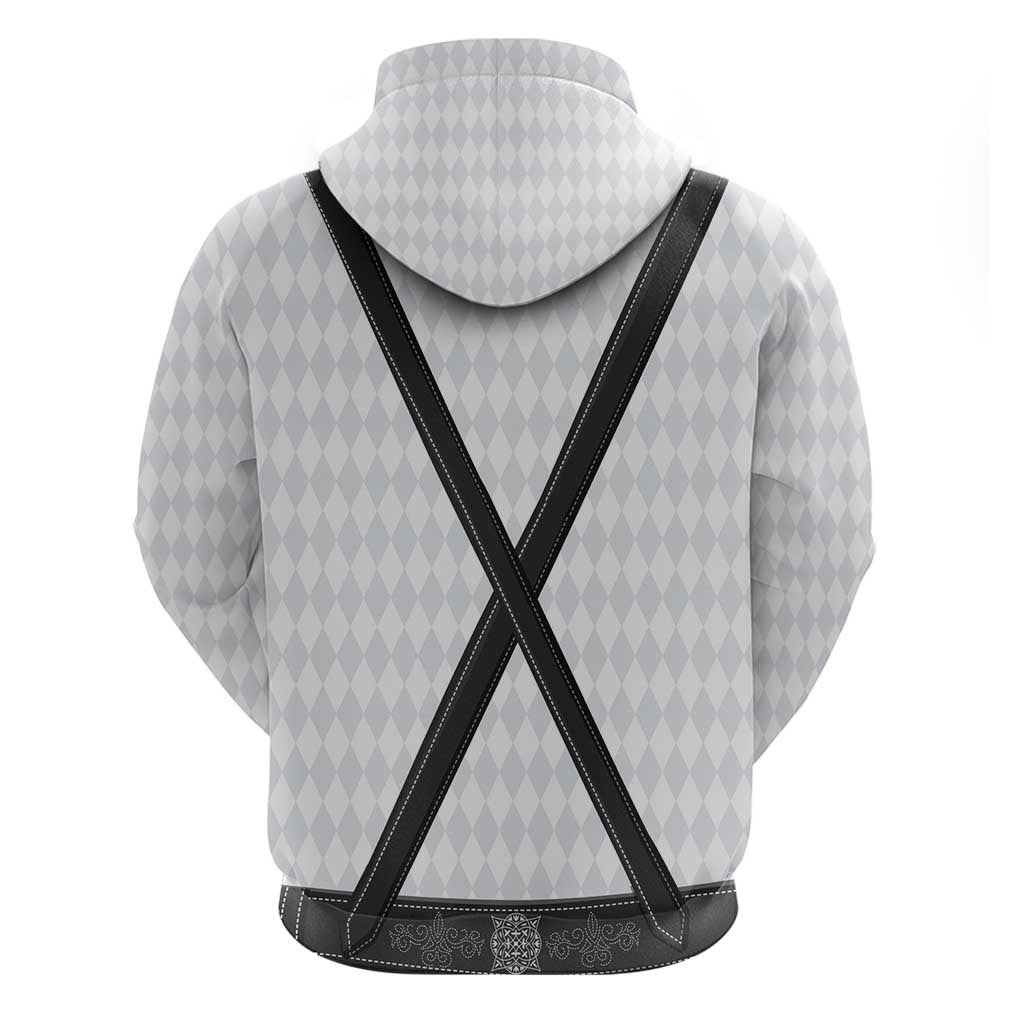 Germany Trachten Lederhose Inspired Hoodie Sable Black LT7