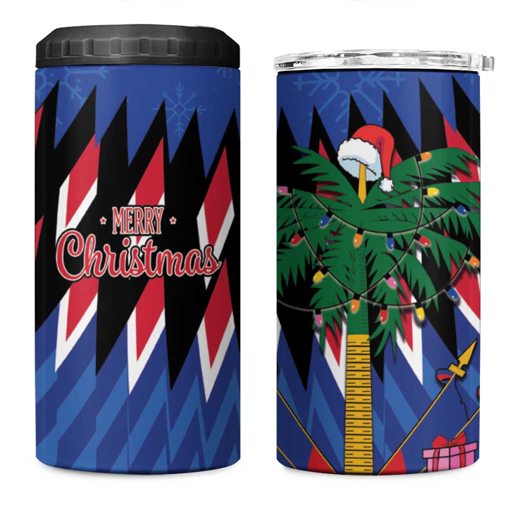 Haiti Afro Christmas 4 in 1 Can Cooler Tumbler Festive Vibes LT7