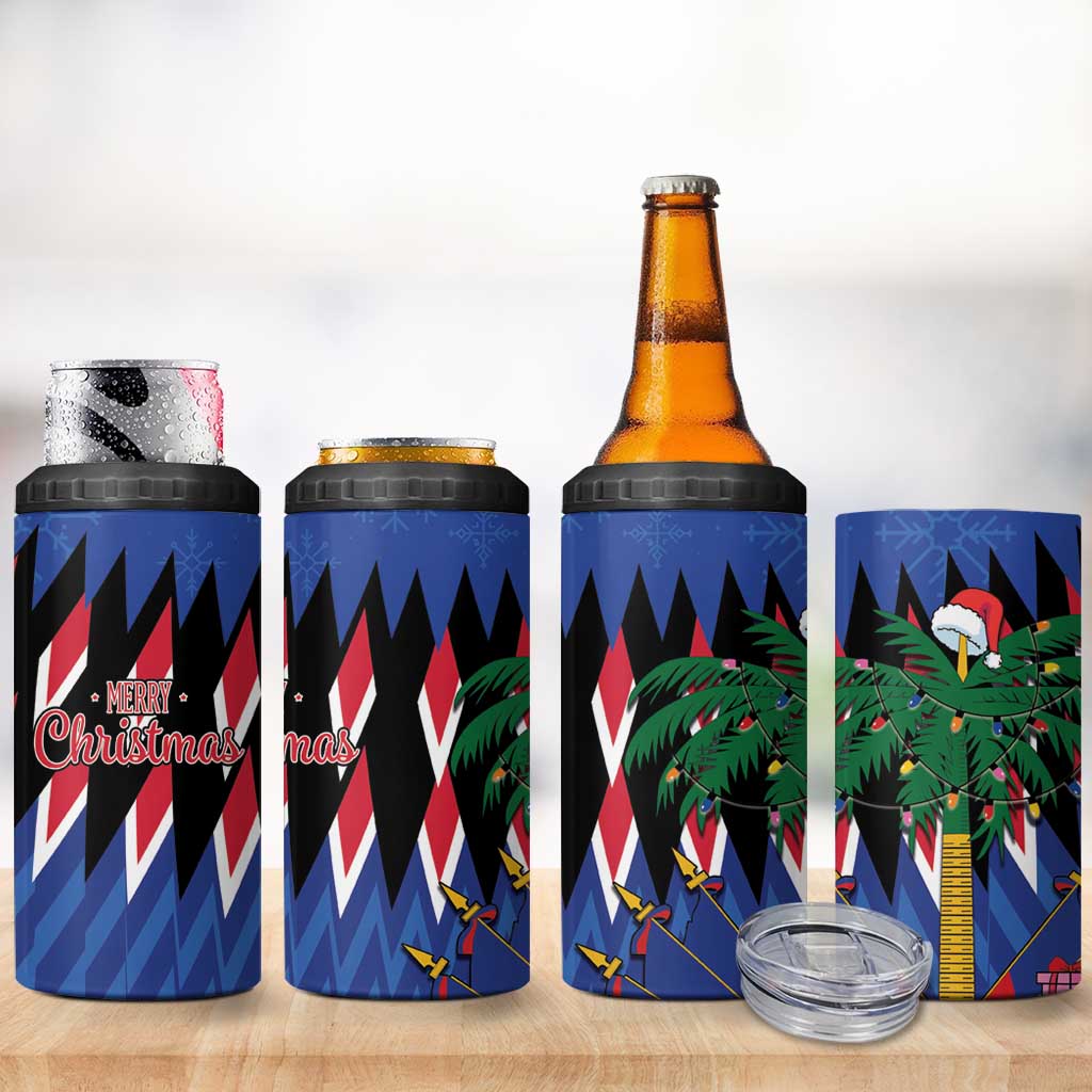 Haiti Afro Christmas 4 in 1 Can Cooler Tumbler Festive Vibes LT7
