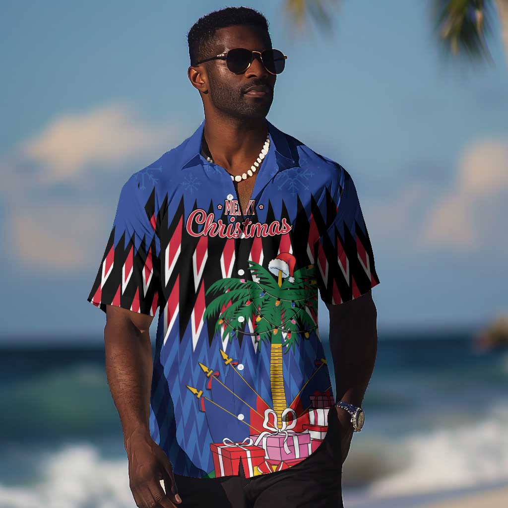 Haiti Afro Christmas Personalized Hawaiian Shirt Festive Vibes LT7
