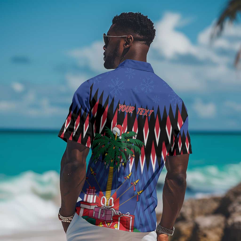 Haiti Afro Christmas Personalized Hawaiian Shirt Festive Vibes LT7