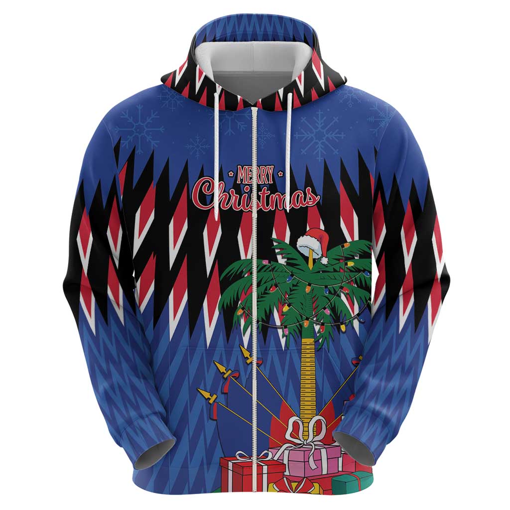Personalized Haiti Hoodie Christmas Festive Vibes LT7