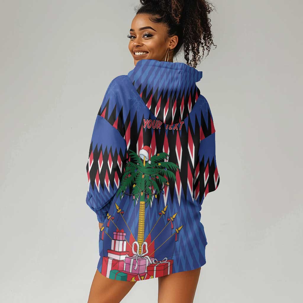 Haiti Afro Christmas Personalized Hoodie Dress Festive Vibes LT7