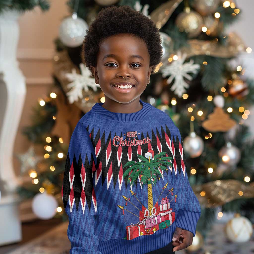 Haiti Afro Christmas Kid Ugly Christmas Sweater Festive Vibes LT7