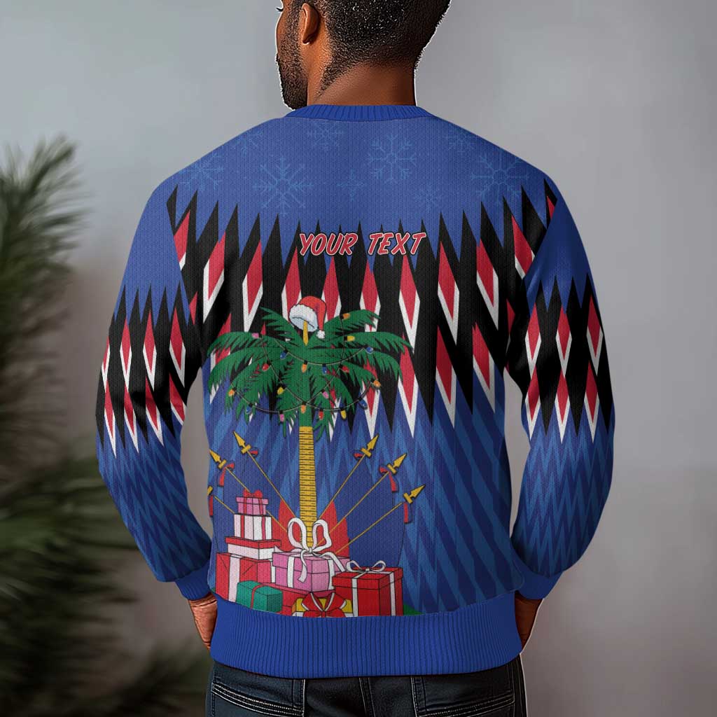 Haiti Afro Christmas Ugly Christmas Sweater Festive Vibes LT7