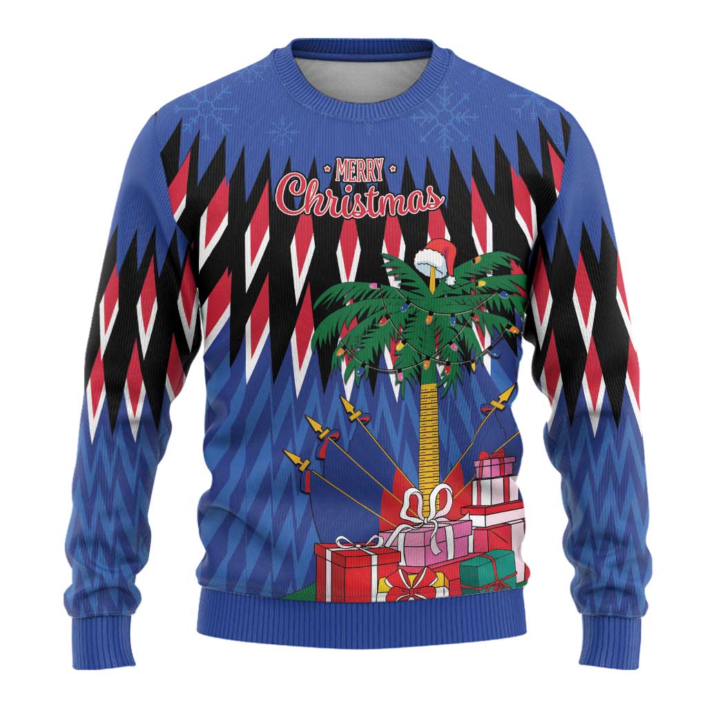 Haiti Afro Christmas Ugly Christmas Sweater Festive Vibes LT7