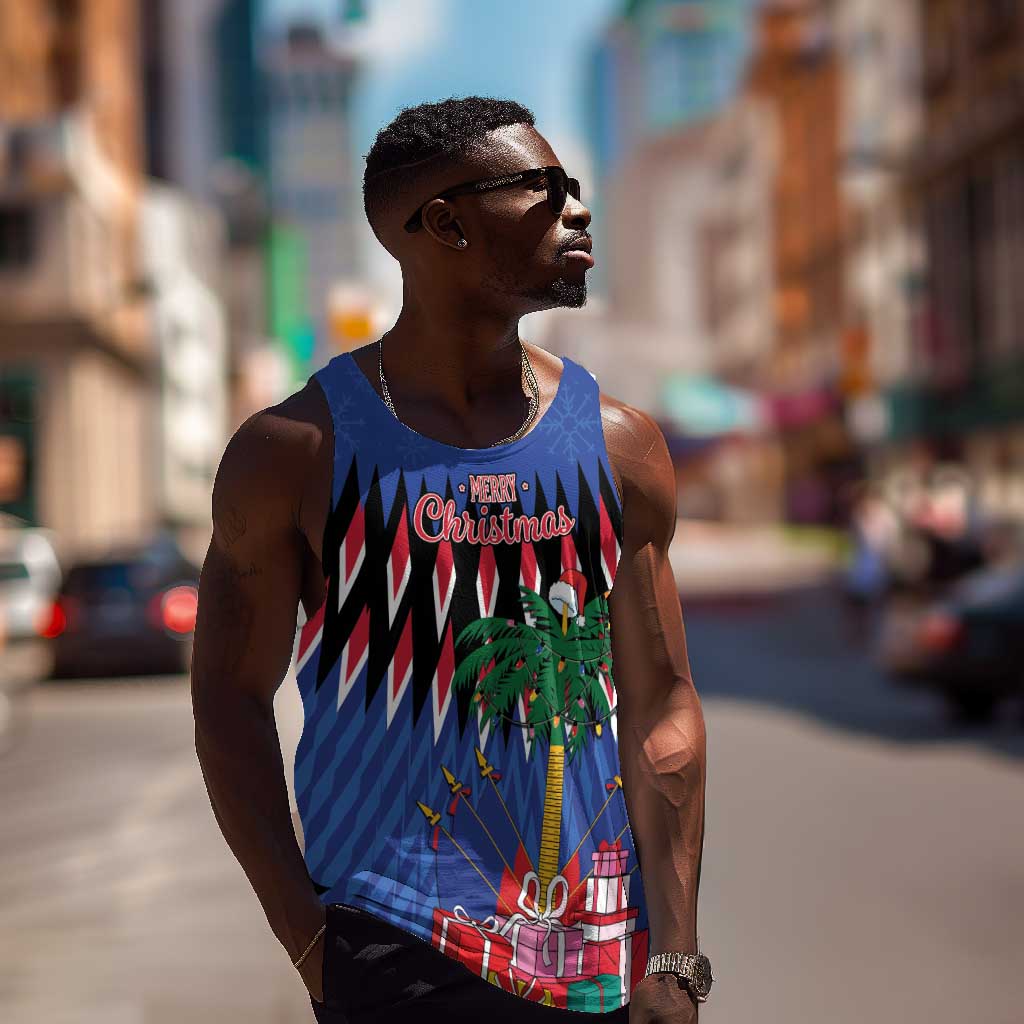 Haiti Afro Christmas Personalized Men Tank Top Festive Vibes LT7