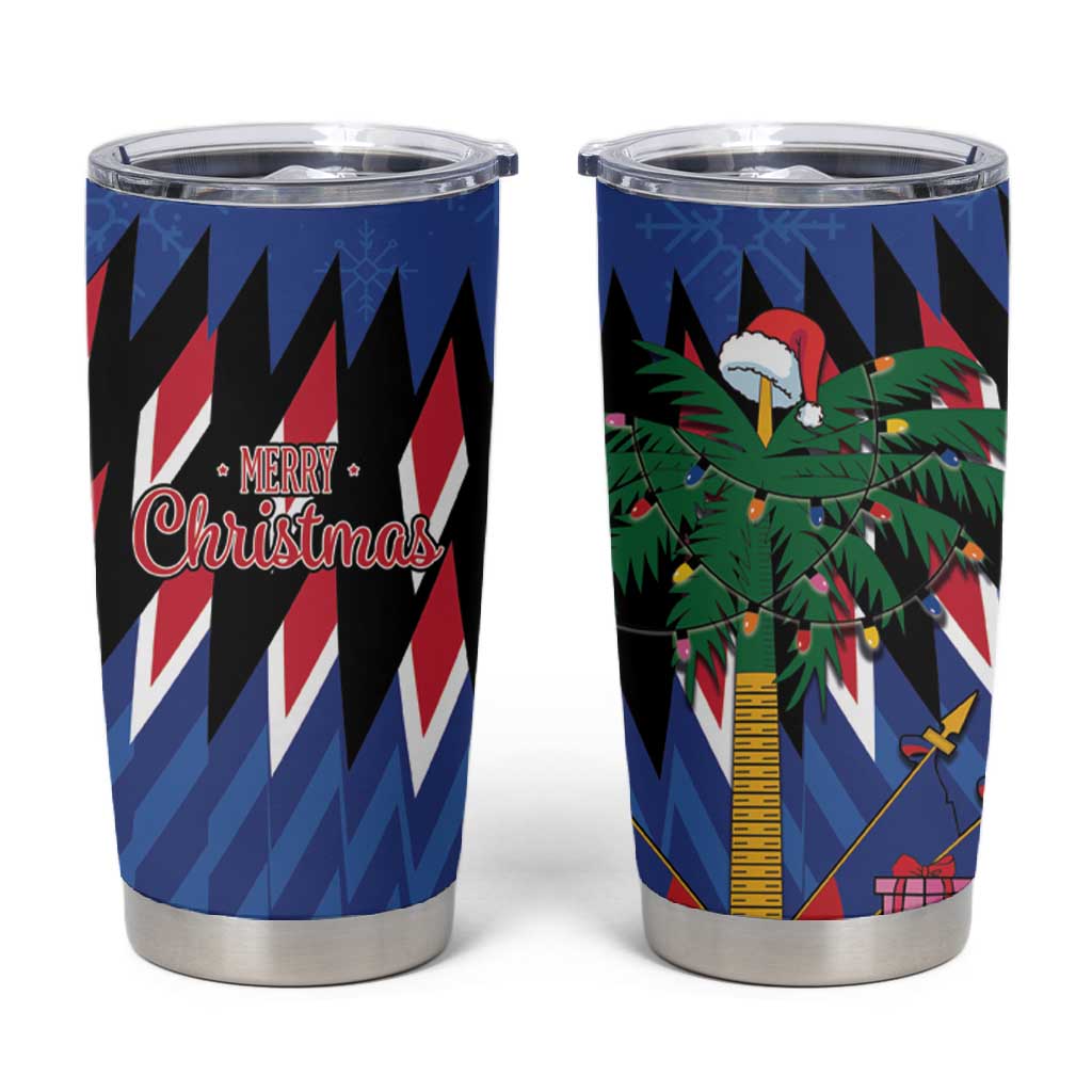 Haiti Afro Christmas Tumbler Cup Festive Vibes LT7