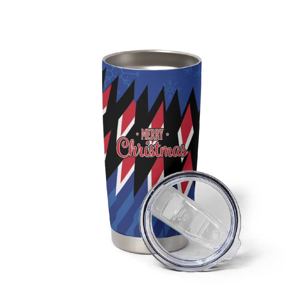 Haiti Afro Christmas Tumbler Cup Festive Vibes LT7