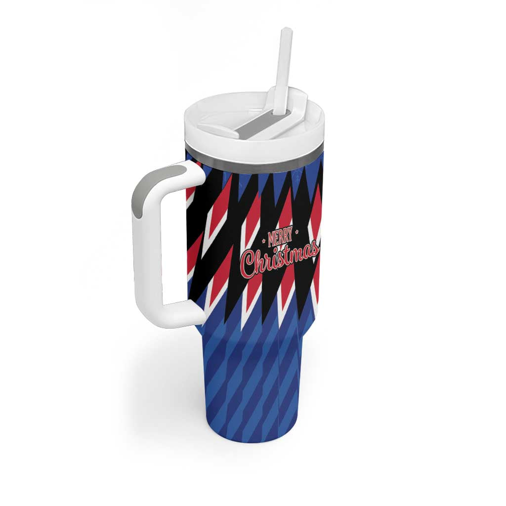 Haiti Afro Christmas Tumbler With Handle Festive Vibes LT7