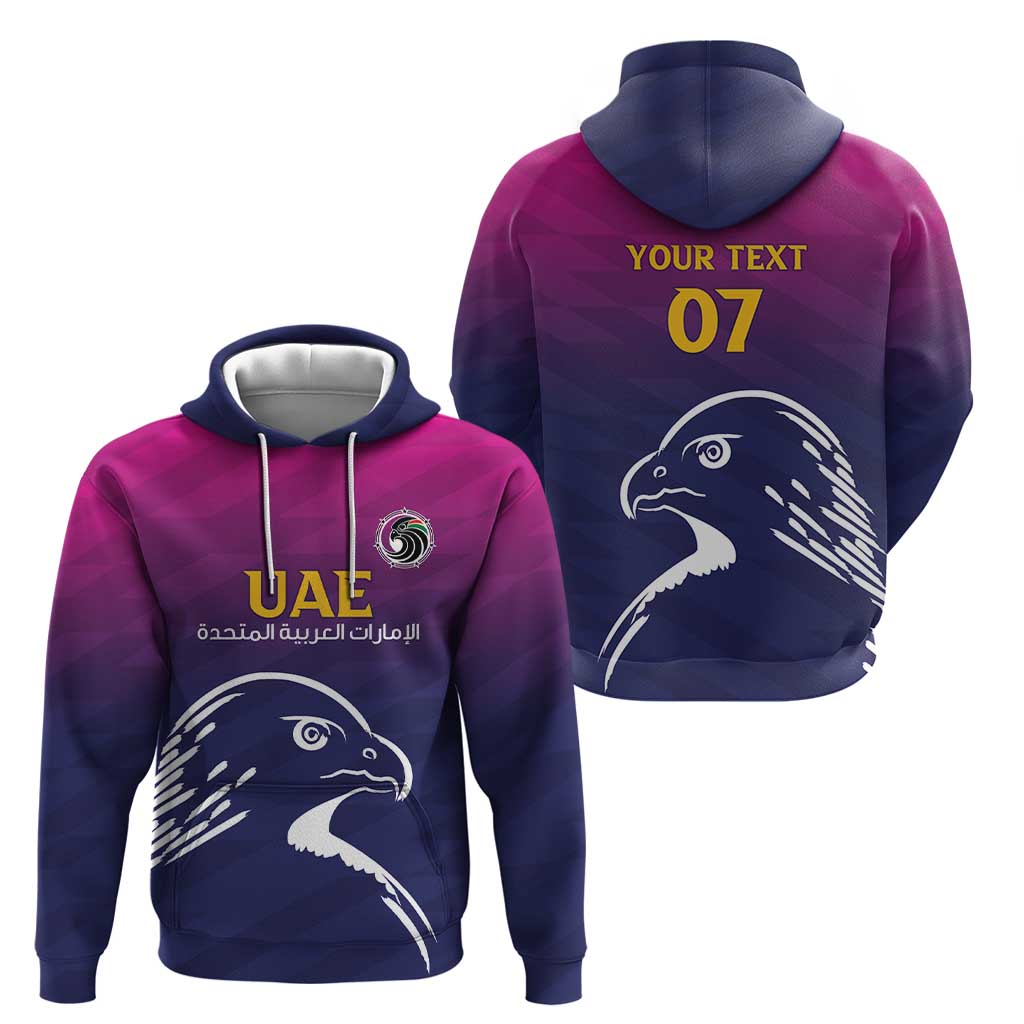 UAE Cricket Custom Hoodie Arabian Falcon LT7