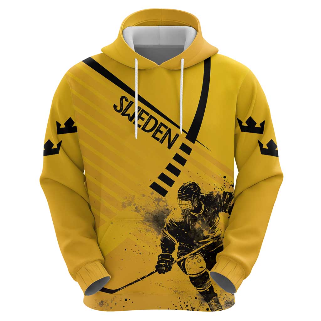 Sweden Ice Hockey Personalized Hoodie Tre Kronor - GO Sweden LT7