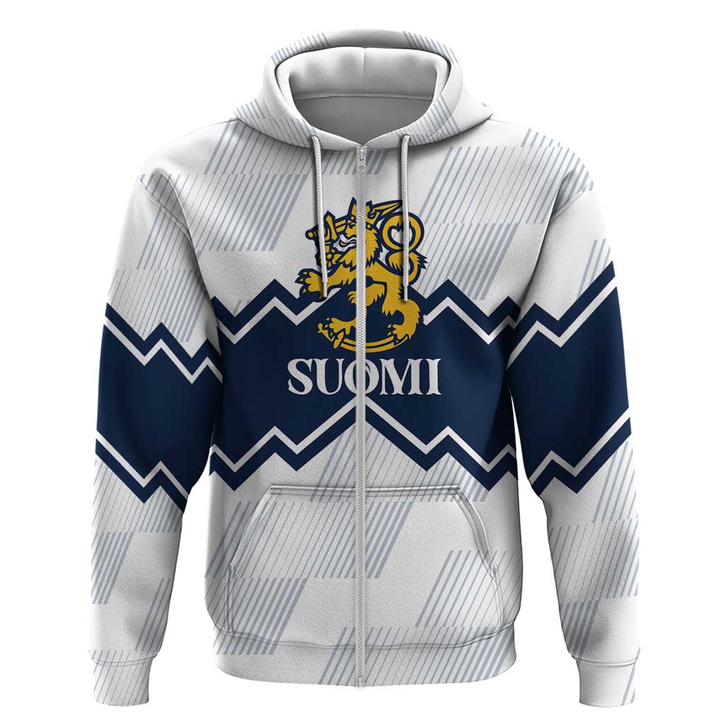 Suomi Ice Hockey Custom Hoodie Scandinavian Mountains Inspired LT7