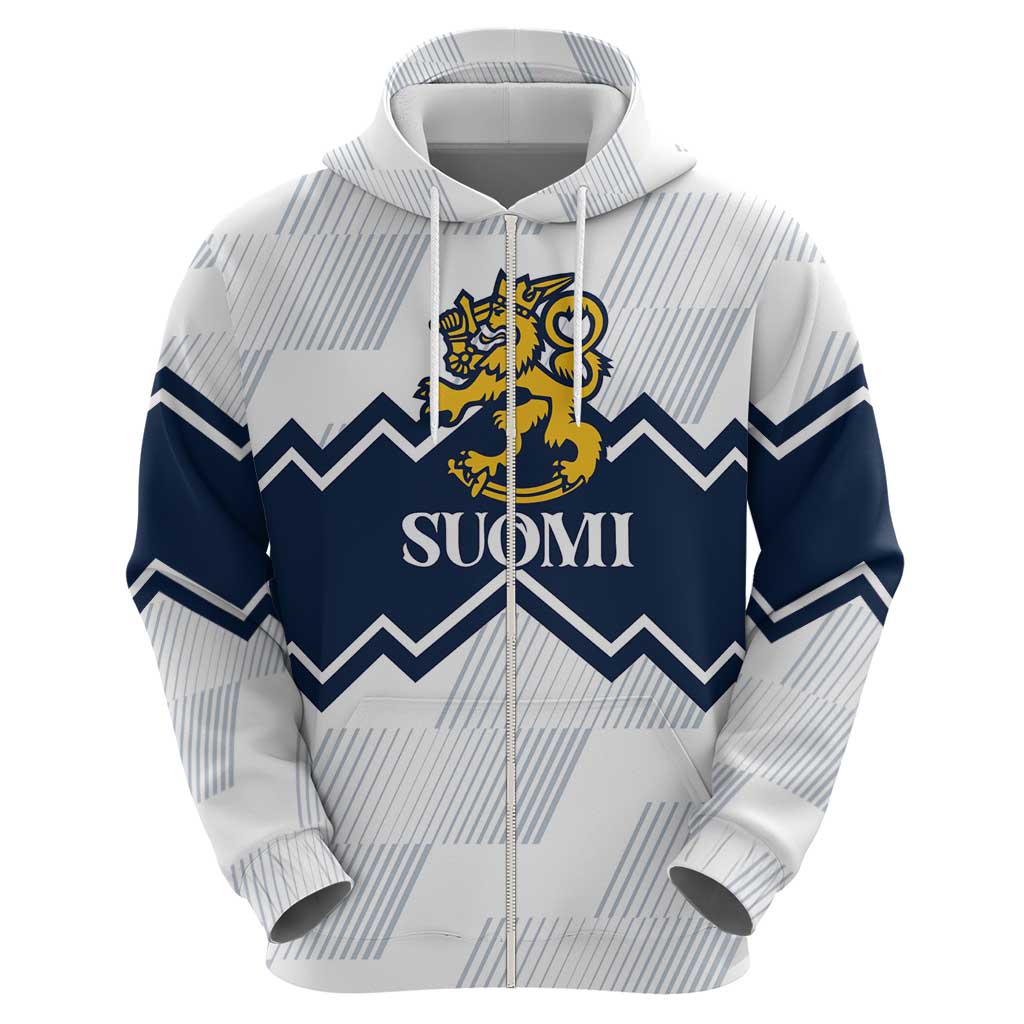 Suomi Ice Hockey Custom Hoodie Scandinavian Mountains Inspired LT7