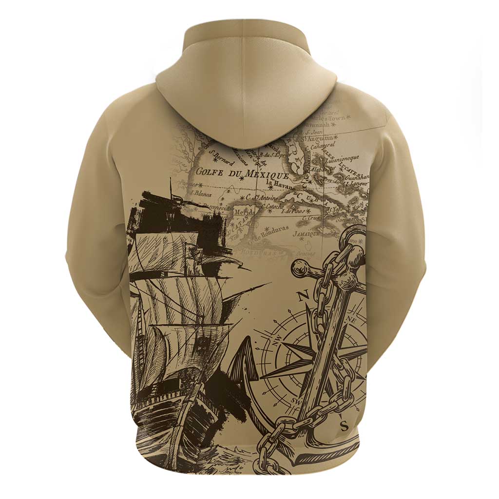 Gulf Of Mexico Vintage Map Est.1550 Hoodie LT7