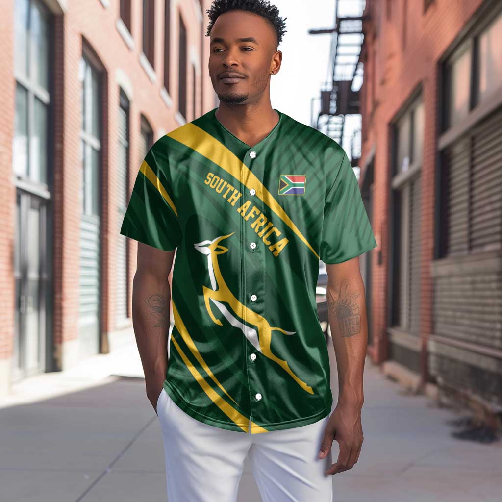 Personalized South Africa Bokke Baseball Jersey Minimalism Style LT7