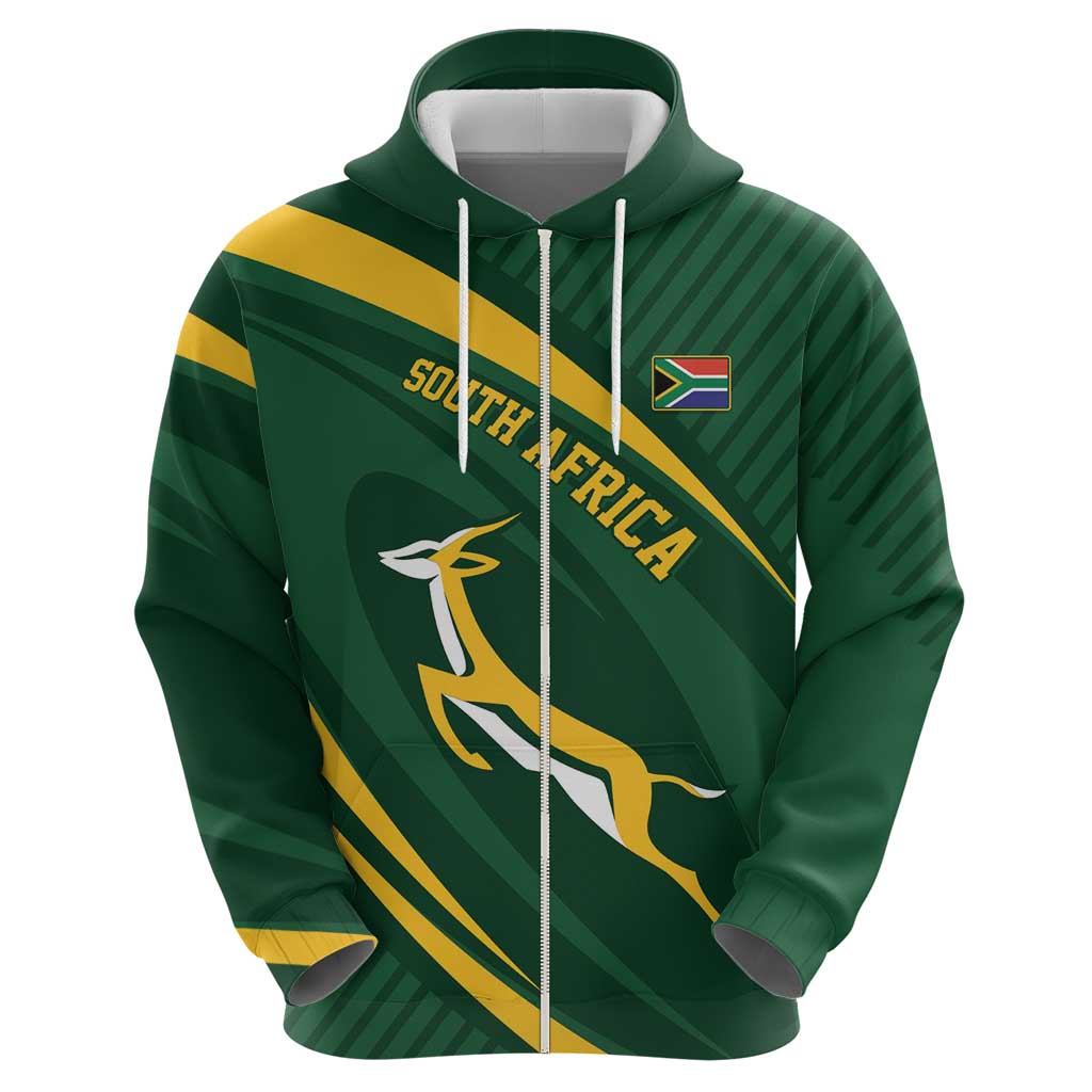 Personalized South Africa Rugby Bokke Hoodie Minimalism Style LT7
