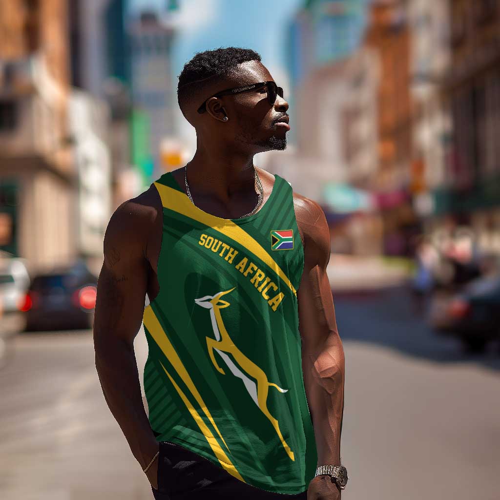 Personalized South Africa Bokke Men Tank Top Minimalism Style LT7