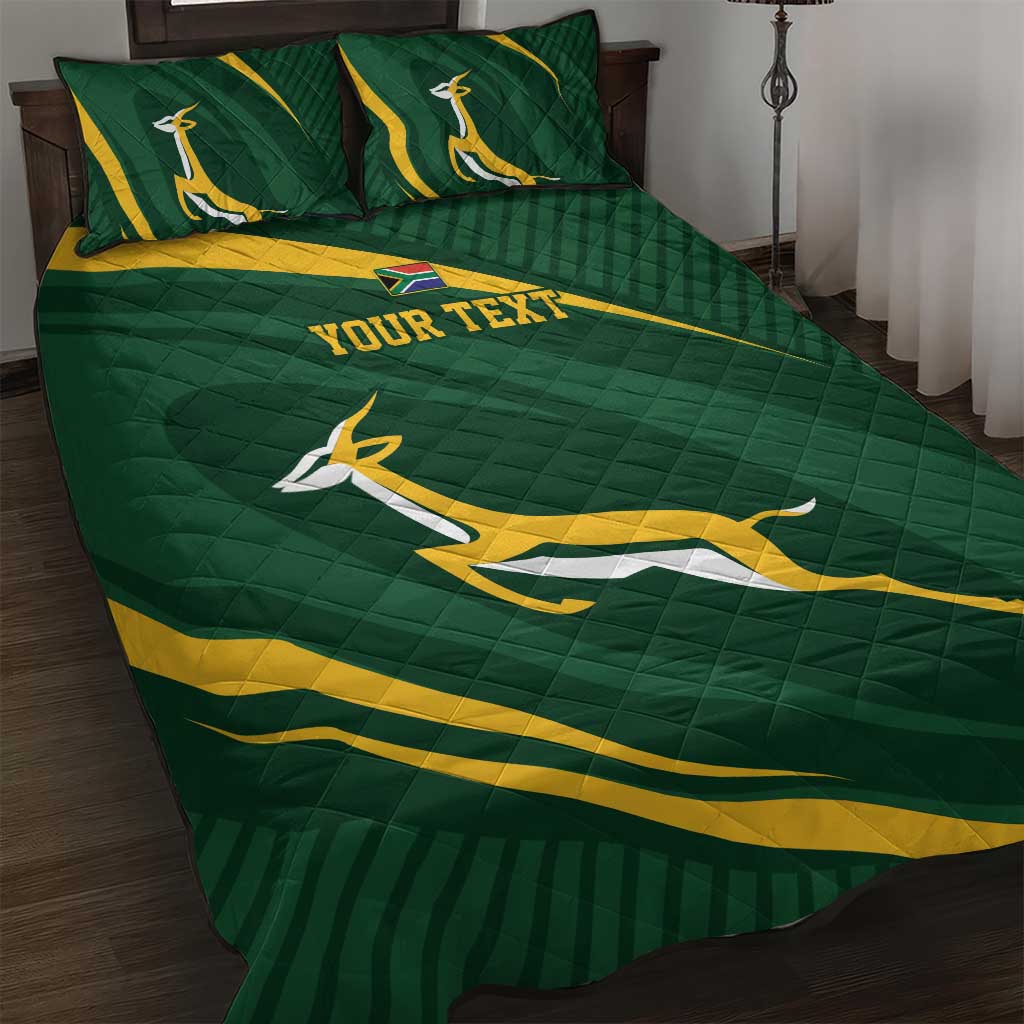 Personalized South Africa Bokke Quilt Bed Set Minimalism Style LT7