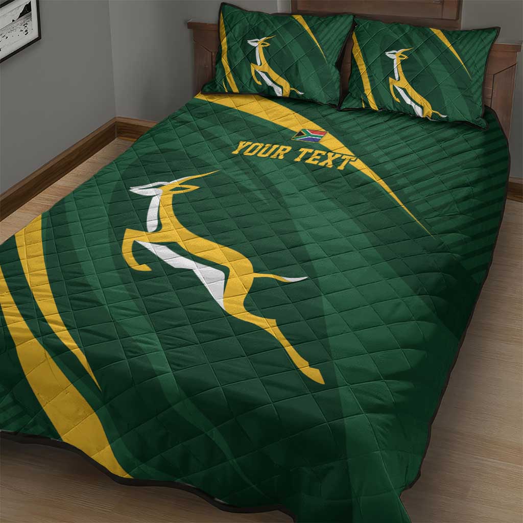 Personalized South Africa Bokke Quilt Bed Set Minimalism Style LT7