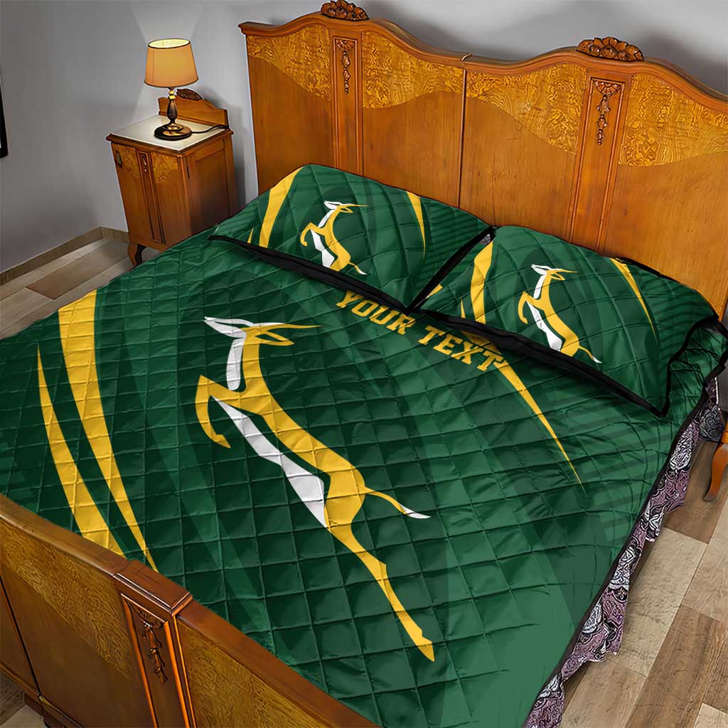 Personalized South Africa Bokke Quilt Bed Set Minimalism Style LT7