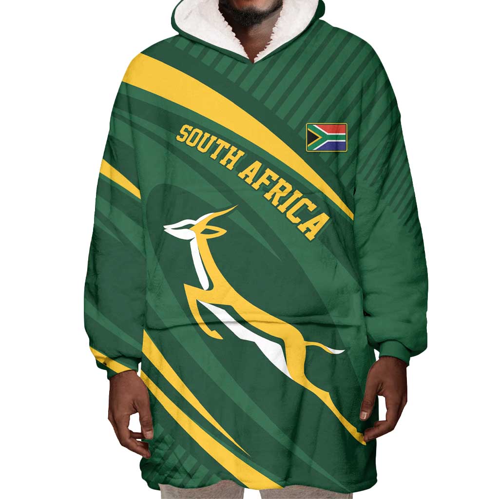 Personalized South Africa Bokke Wearable Blanket Hoodie Minimalism Style LT7