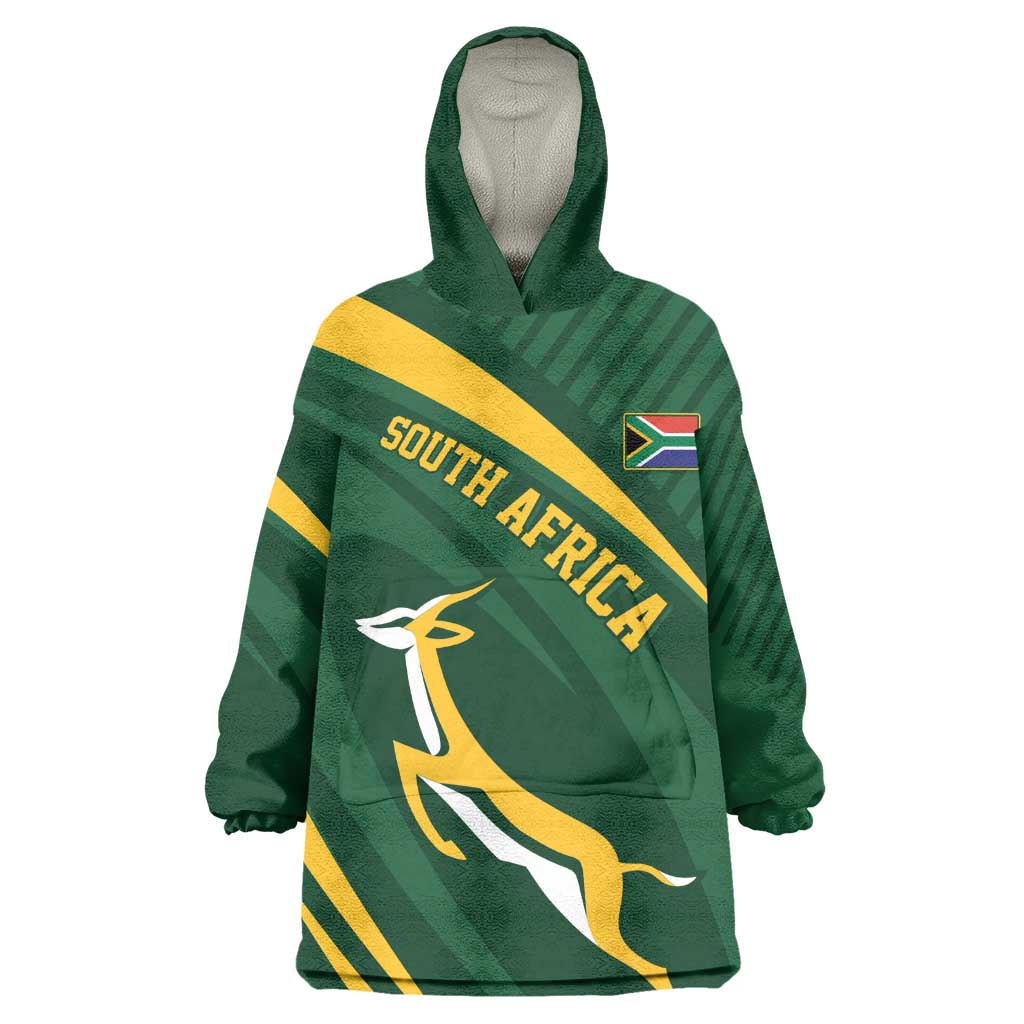 Personalized South Africa Bokke Wearable Blanket Hoodie Minimalism Style LT7