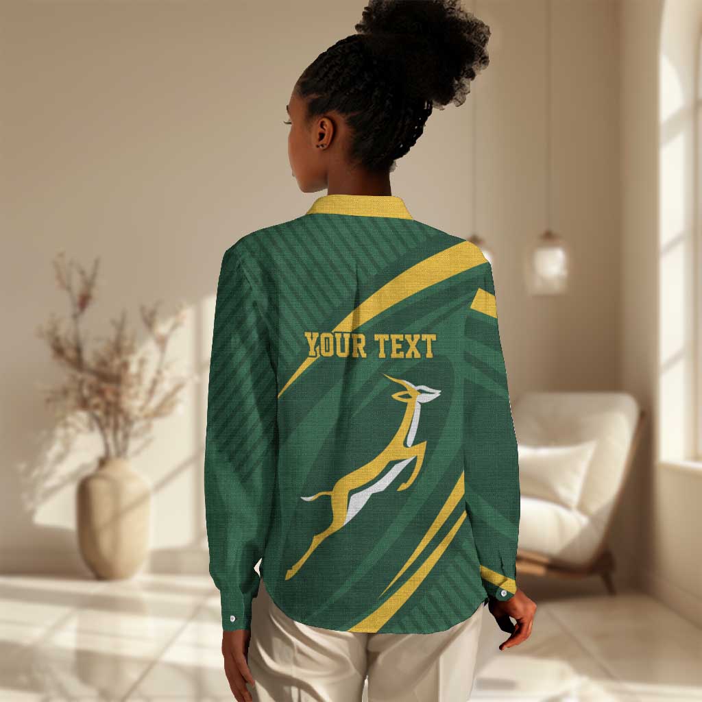 Personalized South Africa Bokke Women Casual Shirt Minimalism Style LT7