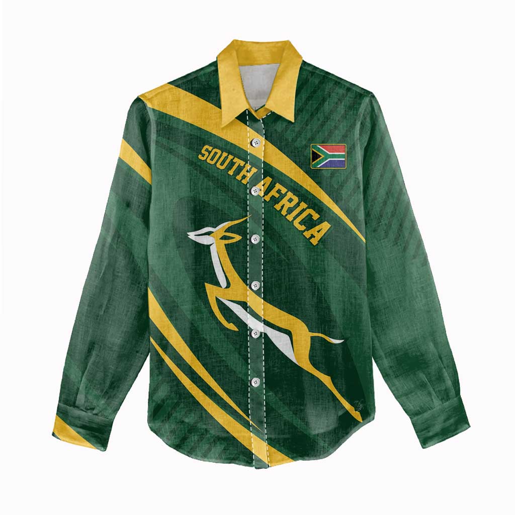 Personalized South Africa Bokke Women Casual Shirt Minimalism Style LT7