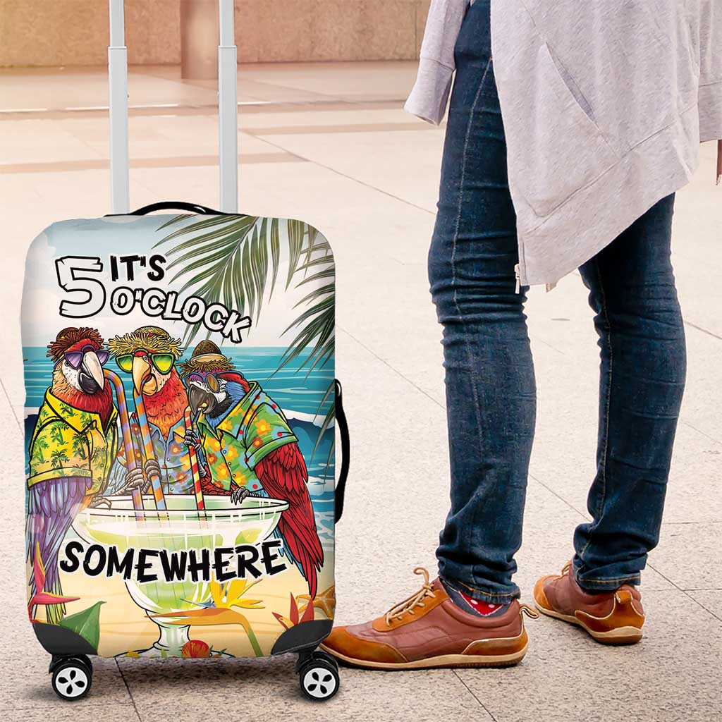 It's 5 o'clock Somewhere Luggage Cover Beach Party LT7