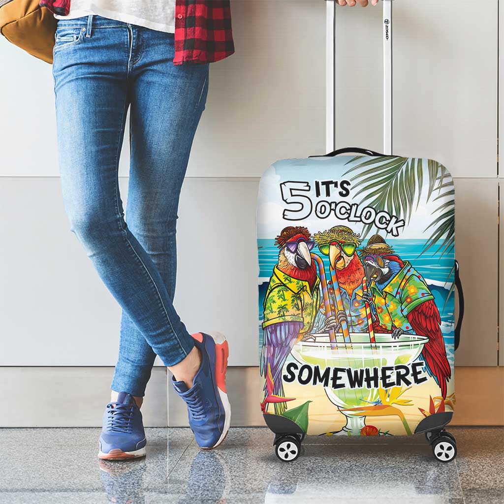It's 5 o'clock Somewhere Luggage Cover Beach Party LT7
