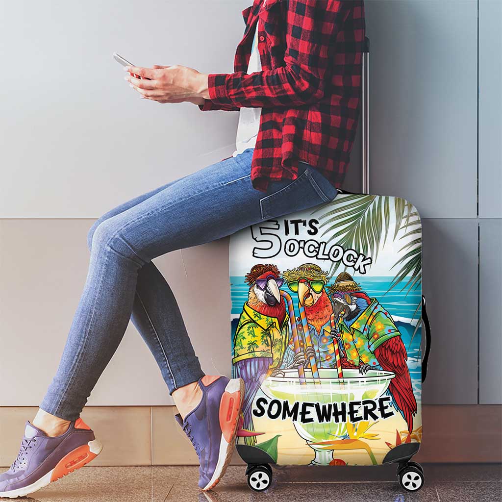 It's 5 o'clock Somewhere Luggage Cover Beach Party LT7