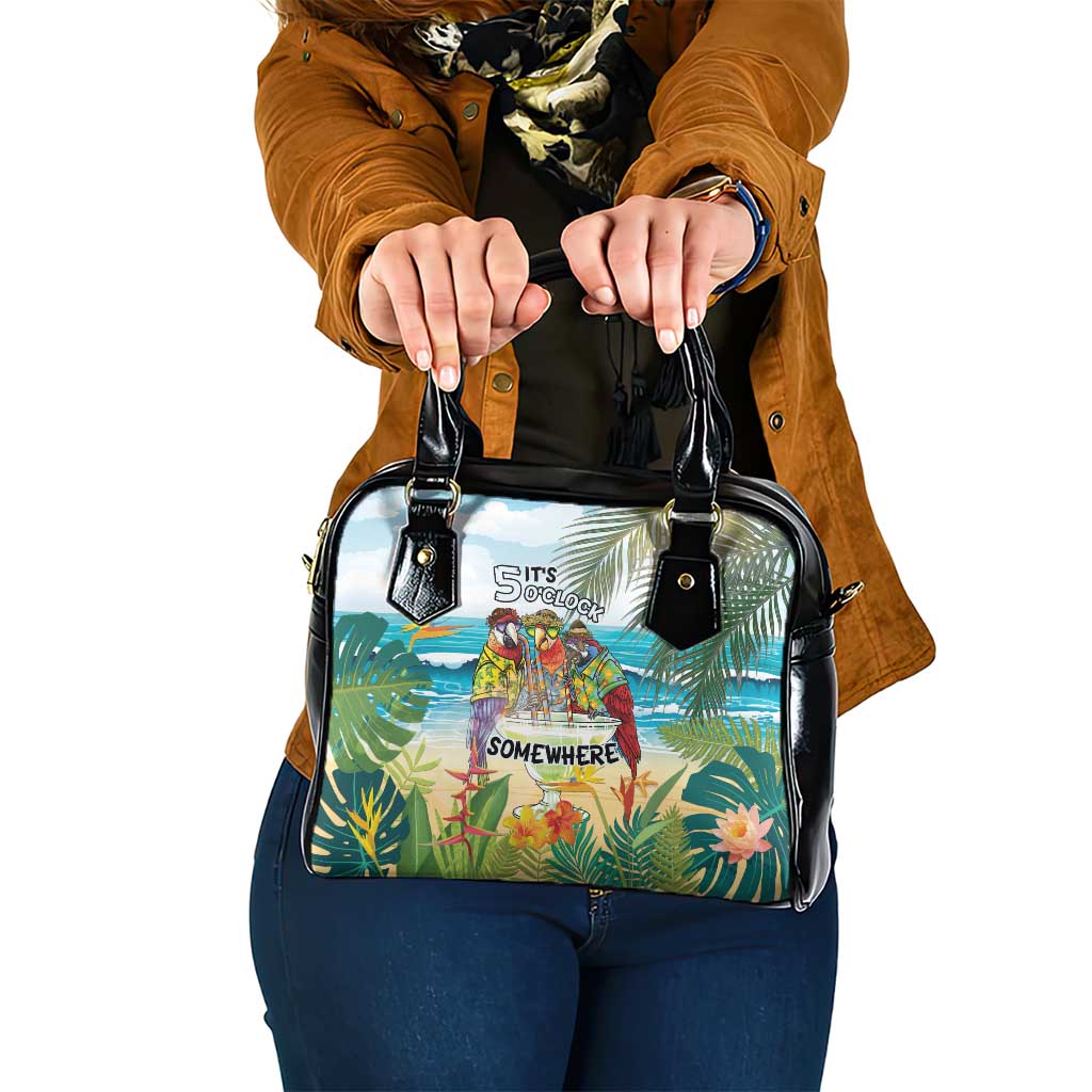 It's 5 o'clock Somewhere Shoulder Handbag Beach Party LT7