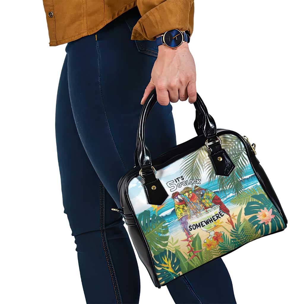 It's 5 o'clock Somewhere Shoulder Handbag Beach Party LT7