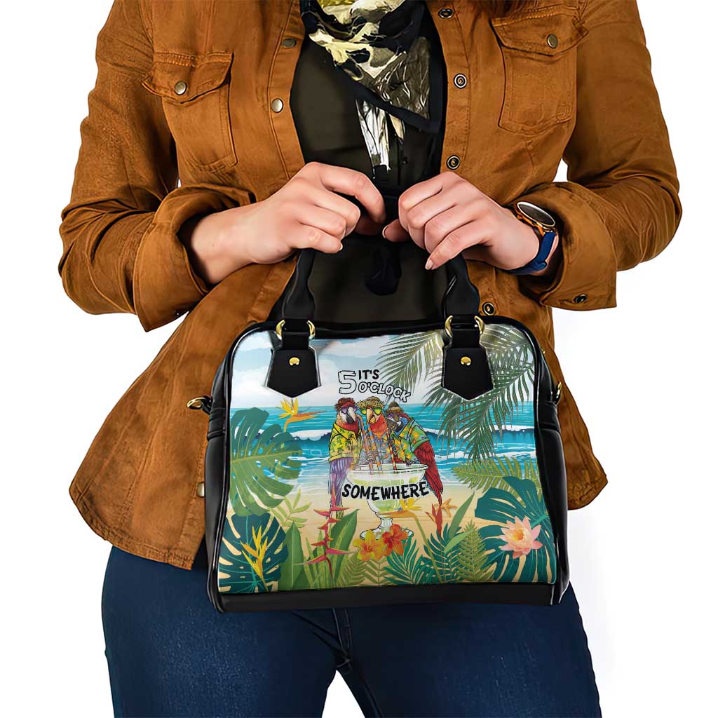 It's 5 o'clock Somewhere Shoulder Handbag Beach Party LT7
