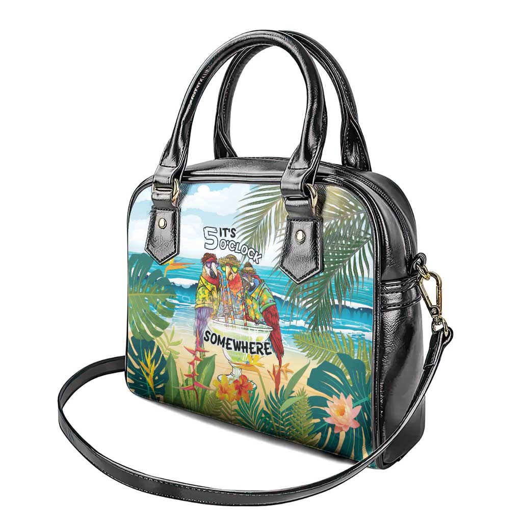 It's 5 o'clock Somewhere Shoulder Handbag Beach Party LT7