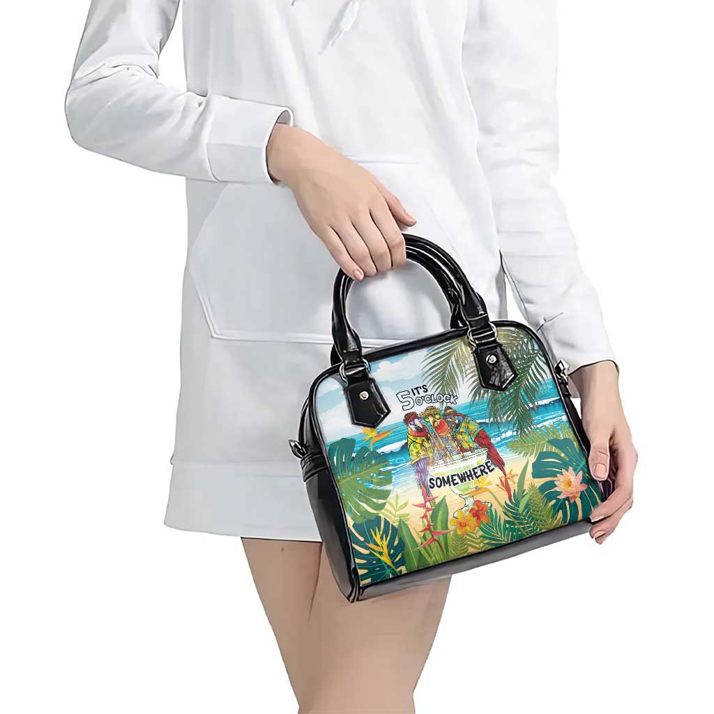 It's 5 o'clock Somewhere Shoulder Handbag Beach Party LT7