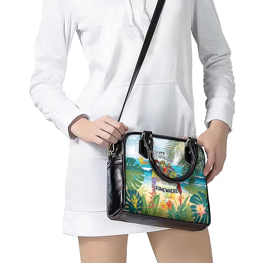It's 5 o'clock Somewhere Shoulder Handbag Beach Party LT7