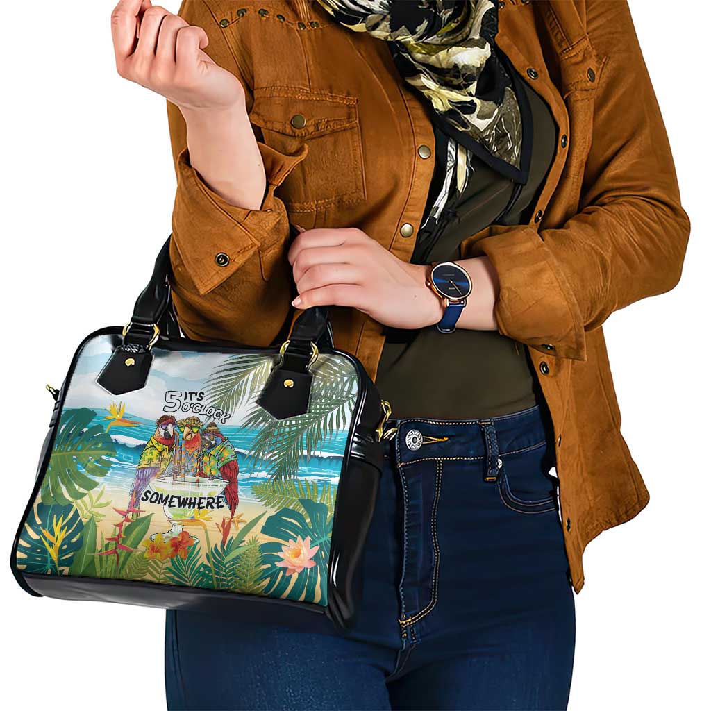 It's 5 o'clock Somewhere Shoulder Handbag Beach Party LT7