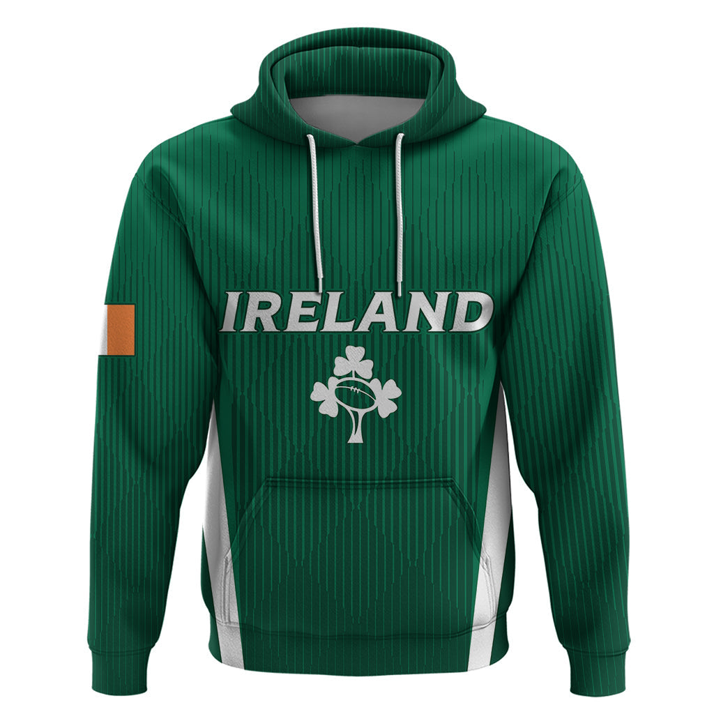 Personalised Ireland Rugby Hoodie World Cup 2023 GO Shamrocks LT7