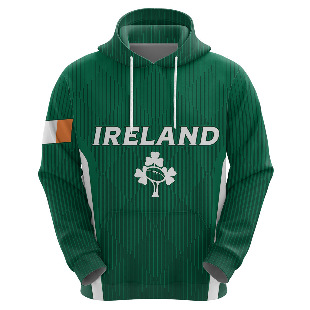 Personalised Ireland Rugby Hoodie World Cup 2023 GO Shamrocks LT7