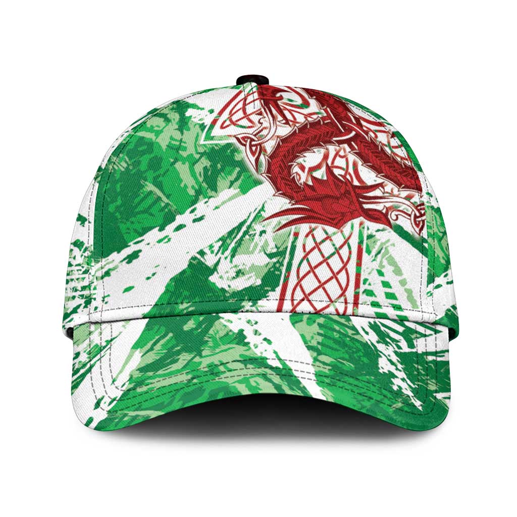 Wales Cymru Am Byth Classic Cap Celtic Dragon Triskelion LT7