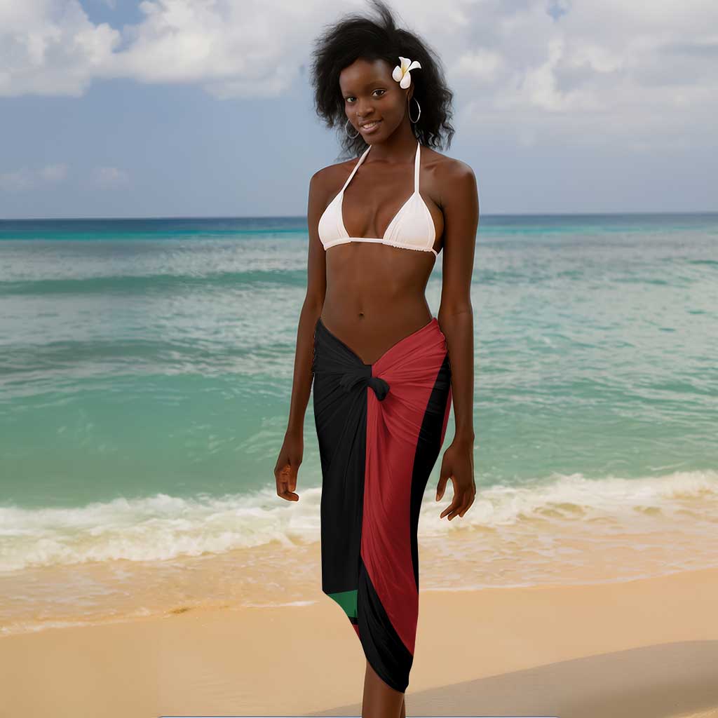 Kenya Personalized Sarong Mashujaa Day Lion Warrior LT7