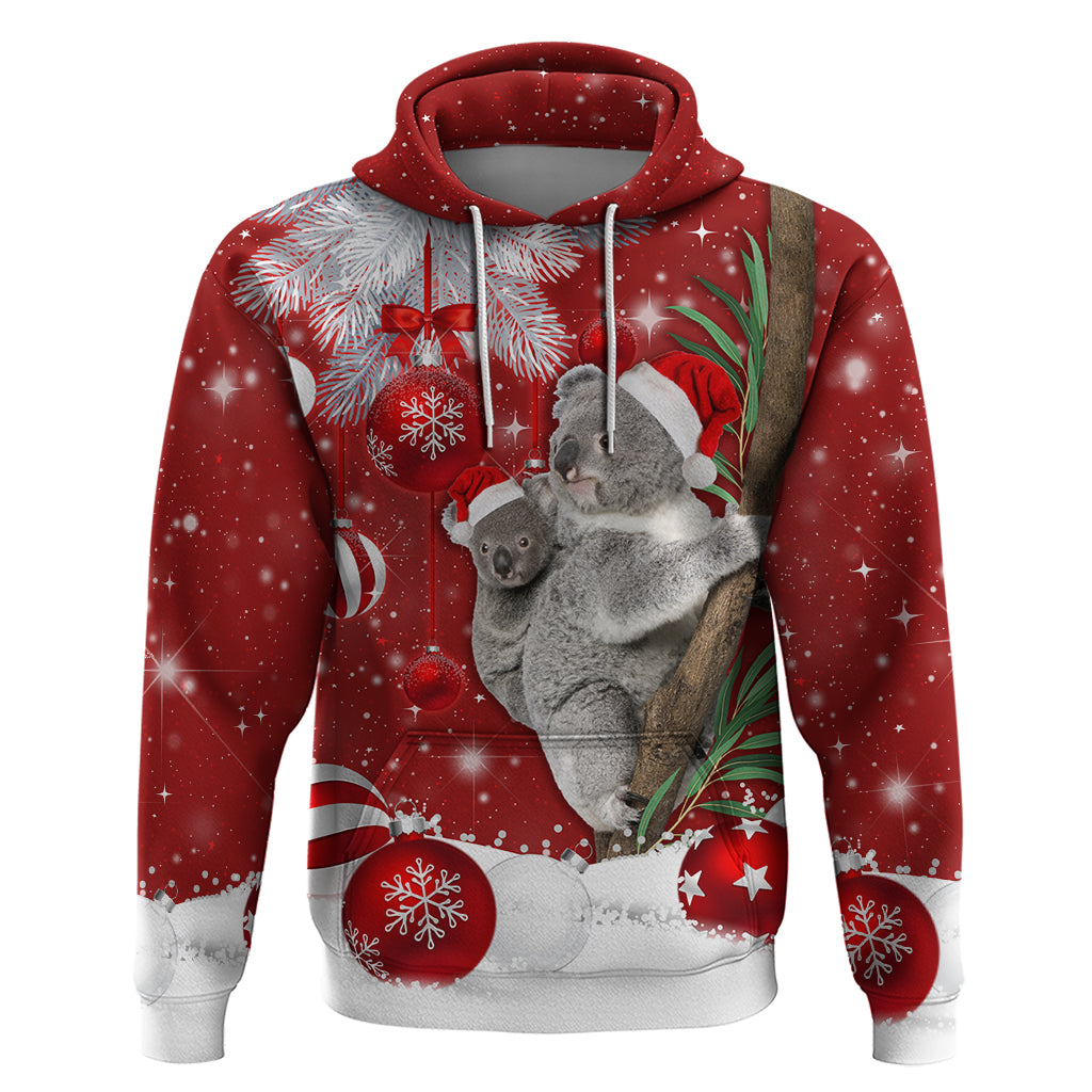 Australia Christmas Hoodie Santa Koala Ver02 LT7