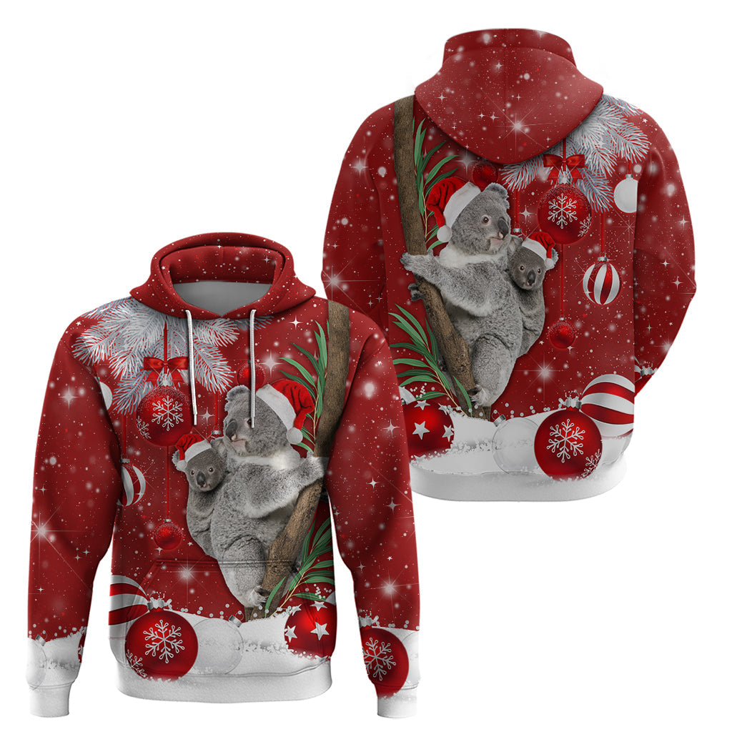 Australia Christmas Hoodie Santa Koala Ver02 LT7