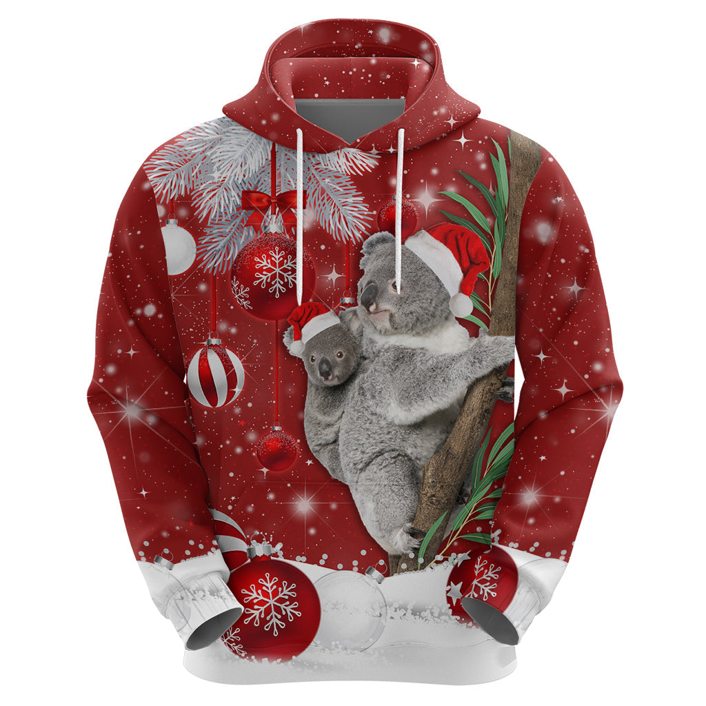 Australia Christmas Hoodie Santa Koala Ver02 LT7