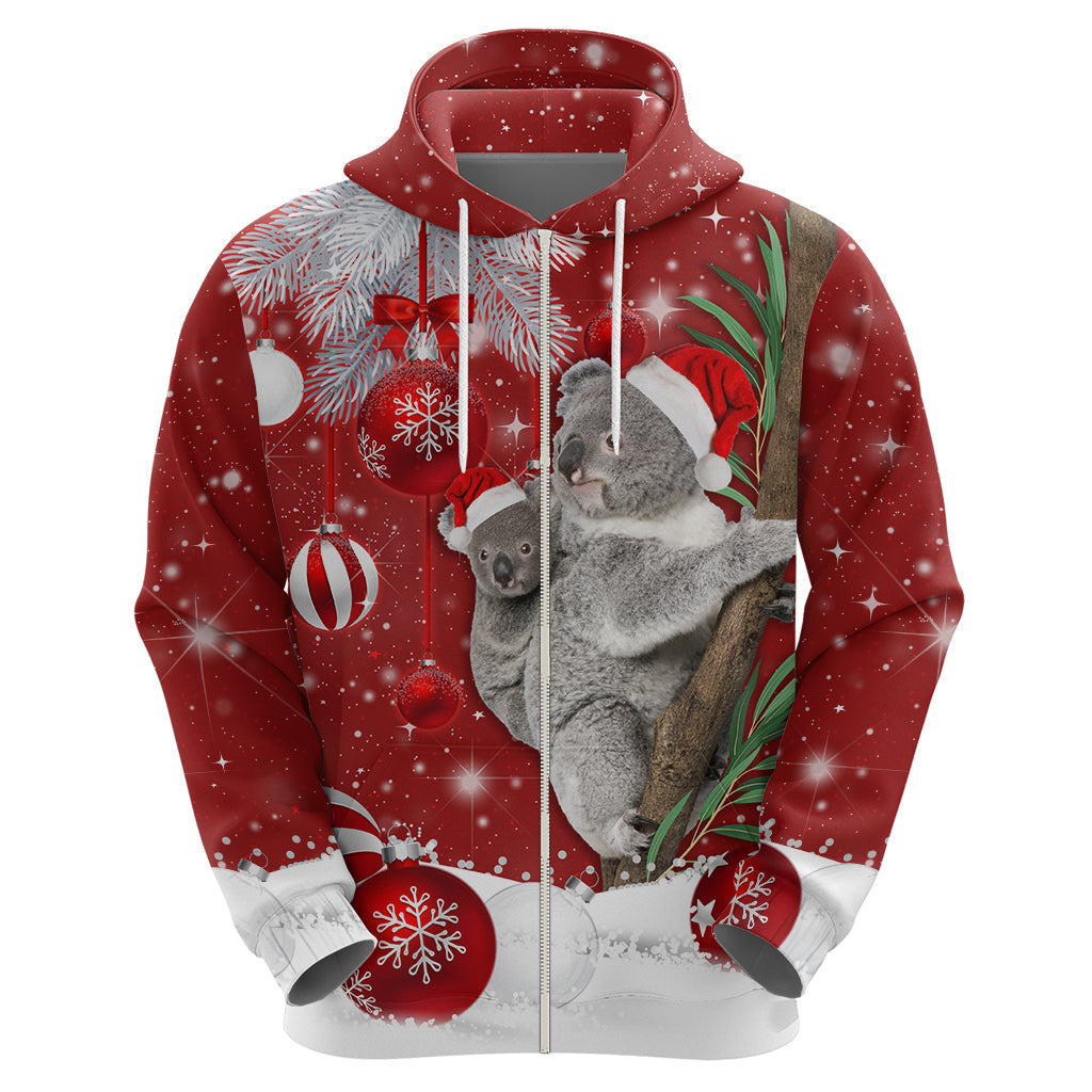 Australia Christmas Hoodie Santa Koala Ver02 LT7