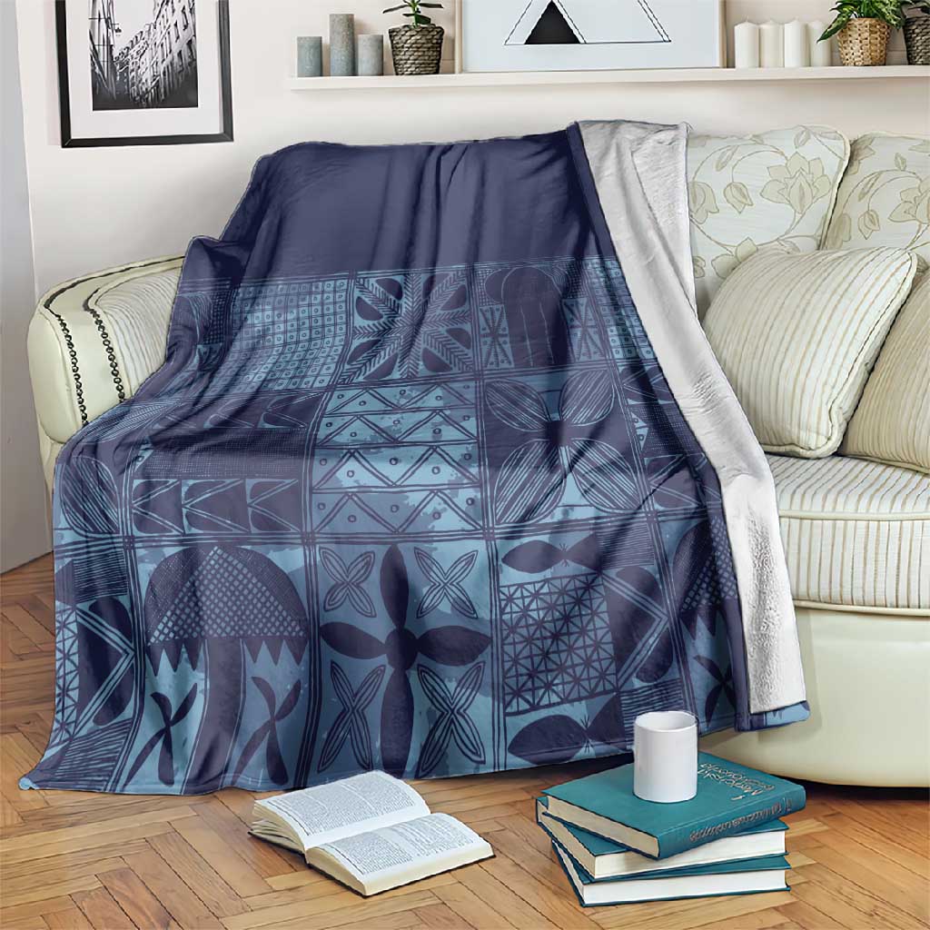 Yoruba Adire Eleko Patterns Blanket Indigo Vintage LT7