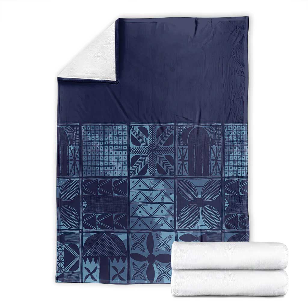 Yoruba Adire Eleko Patterns Blanket Indigo Vintage LT7